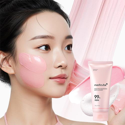 [Medicube] PDRN Pink Niacinamide Whip Cleanser 120g