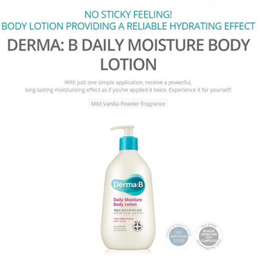 [DERMA:B] Daily Moisture Body Lotion 400ml