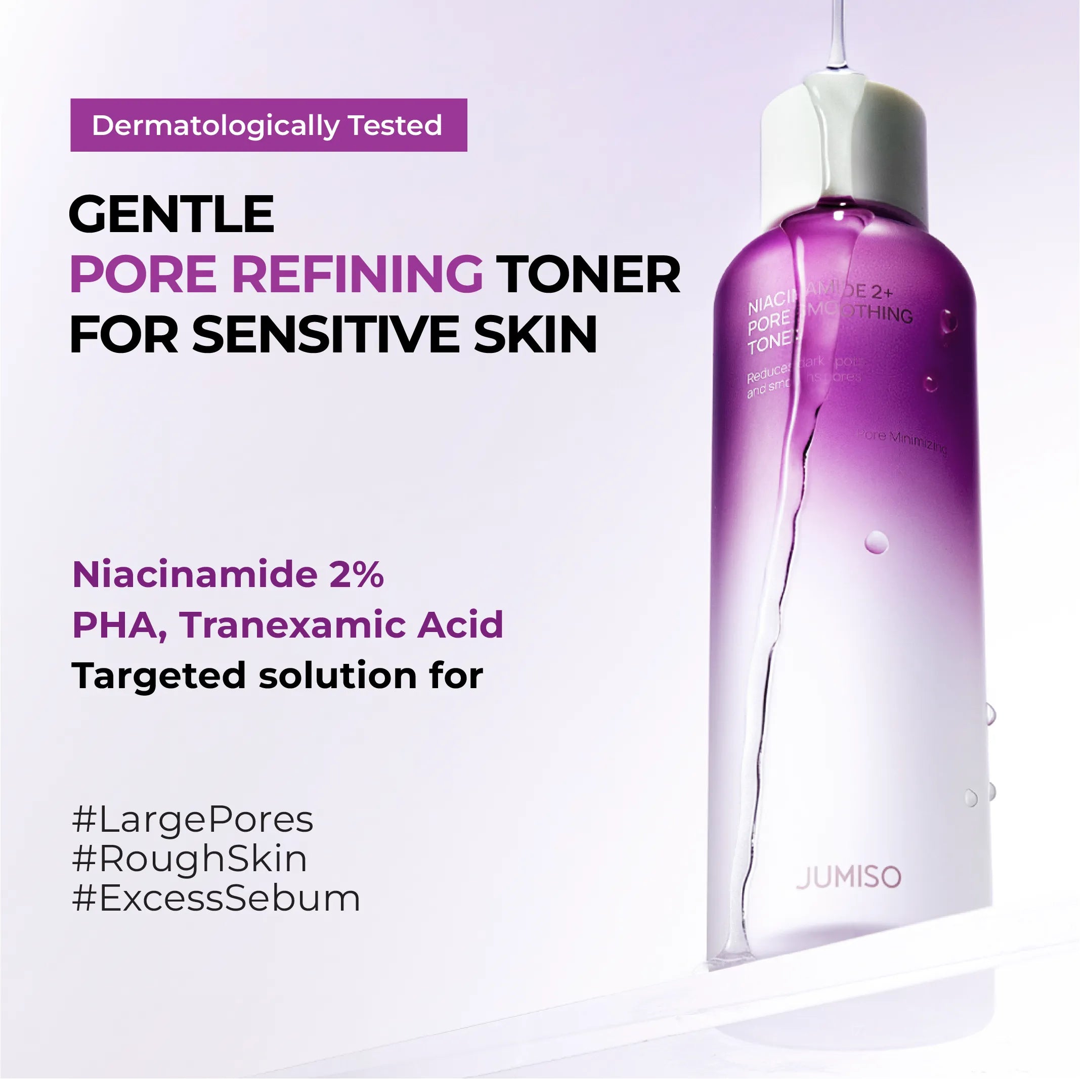 [Jumiso] Niacinamide 2+ Pore Smoothing Toner 205ml