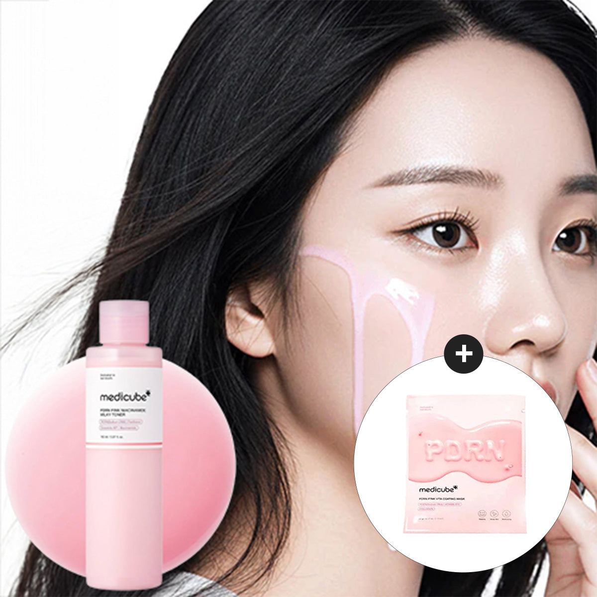 [Medicube] PDRN Pink Niacinamide Milky Toner 150ml + Free Gift