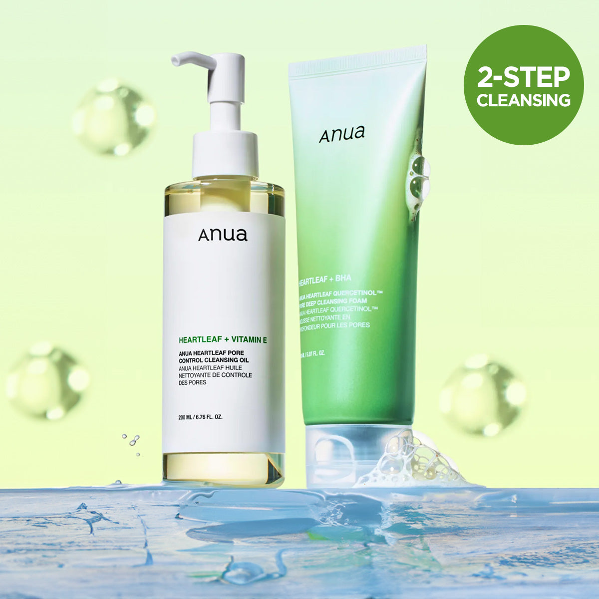 [Anua] Heartleaf Pore Purifying Duo (Oil & Foam)