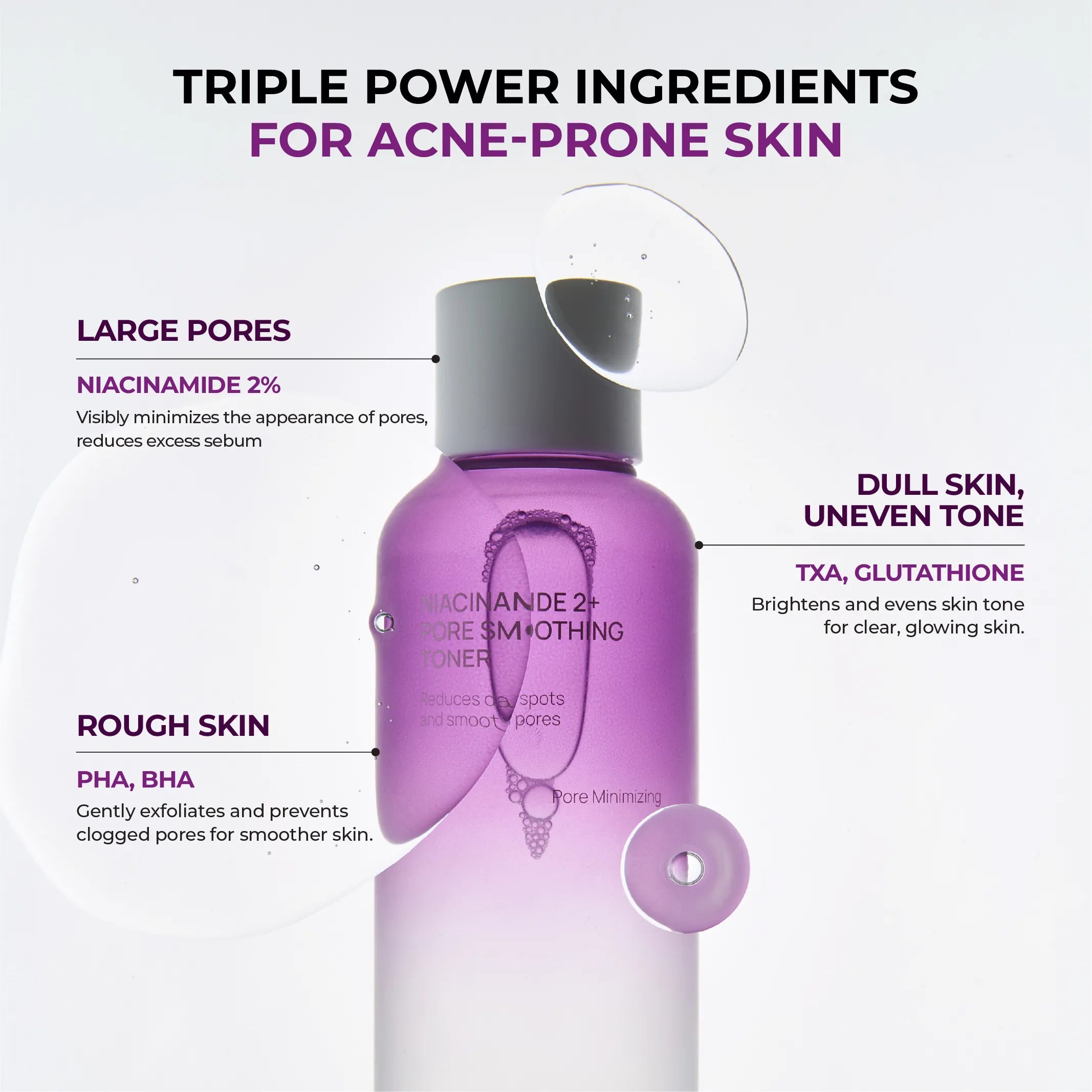 [Jumiso] Niacinamide 2+ Pore Smoothing Toner 205ml