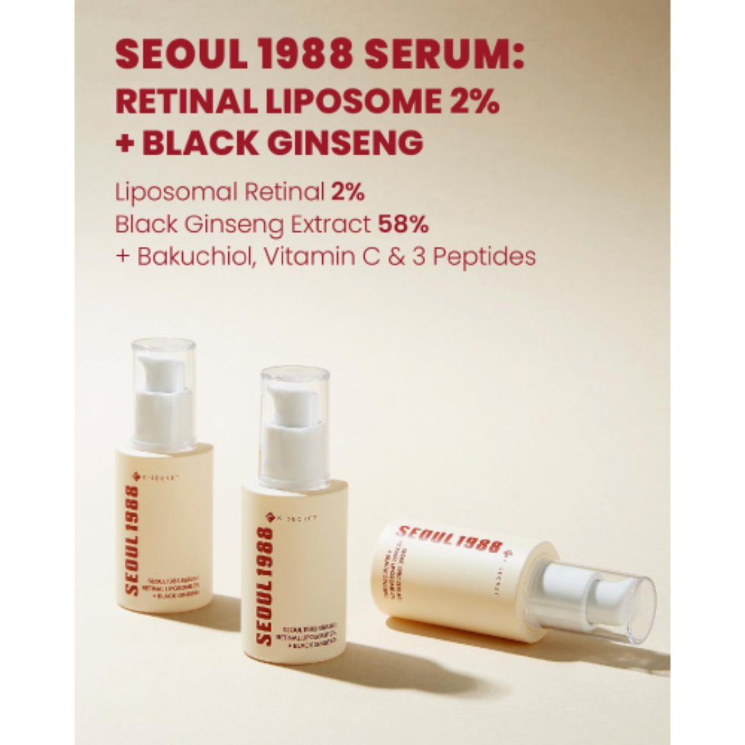 Exclusive Set [KSECRET] Retinal Black Ginseng Serum Double Set (Free Gift : Boosting Ball) *Special Price*