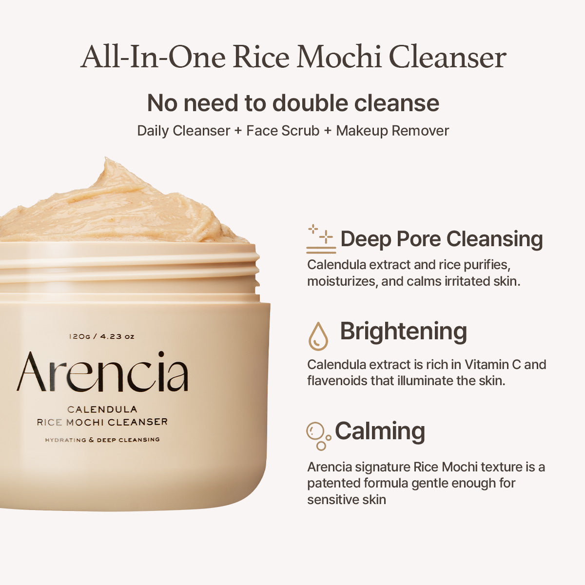 [Arencia] L'aromatique Calendula Cleanser 120ml