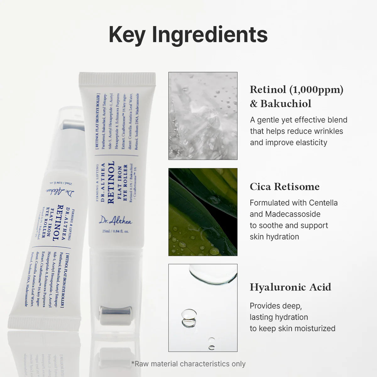 2EA [Dr.Althea] Retinol Flat Iron Eye Roller 25ml Double Pack (2ea) *Special Price*