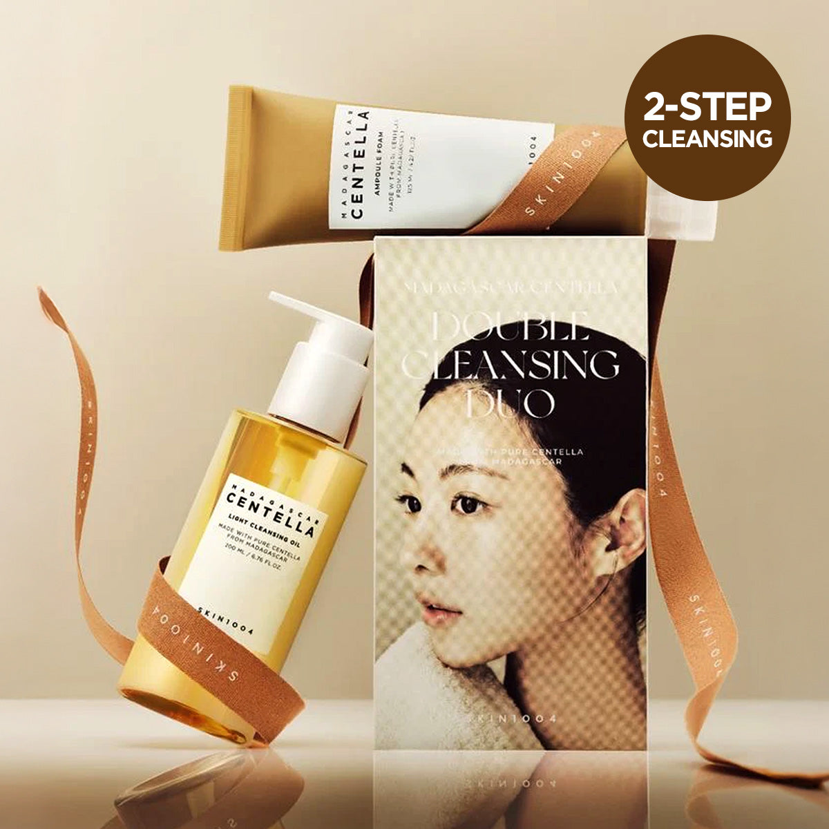 [SKIN1004] Madagascar Centella Double Cleansing Duo Set (Cleansing Oil+Ampoule Foam)