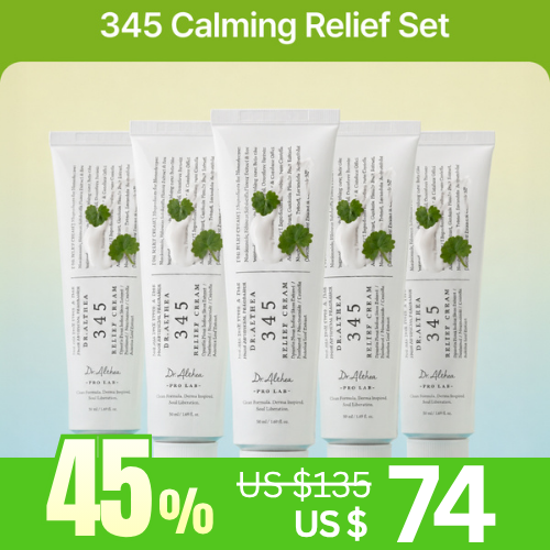 *Special Price* 5EA [Dr.Althea] 345 Relief Cream 5EA Bundle (50ml*5)