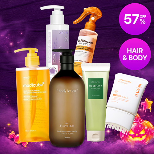 🧟HALLOWEEN-ONLY [MOIDA] Hair & Body Total Care Set (6 Items Included)