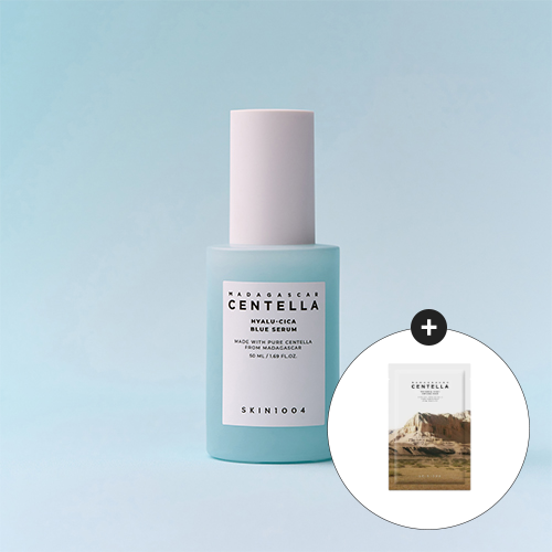 *SPECIAL PRICE* [SKIN1004] Madagascar Centella Hyalu-Cica Blue Serum 50ml + Free Gift