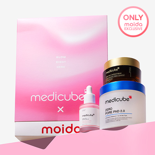*Special Price* MOIDA BOX [MEDICUBE] Beginner Routine Skincare Box (Pad + Serum + Cream)
