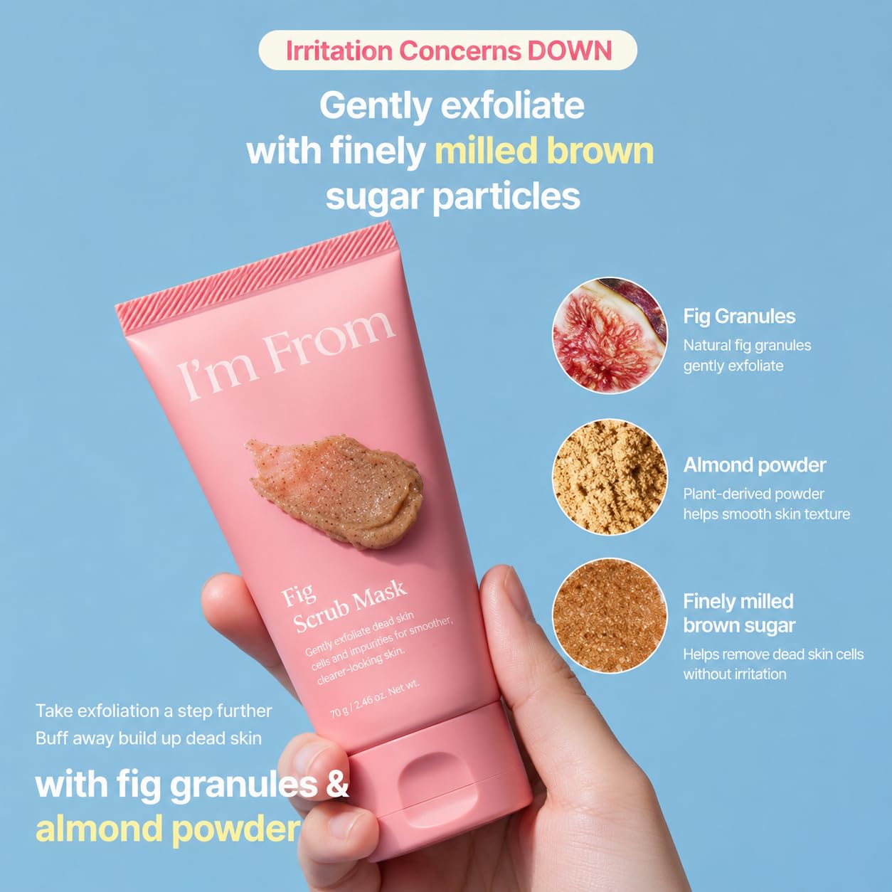 [I'm From] Fig Scrub Mask 70g