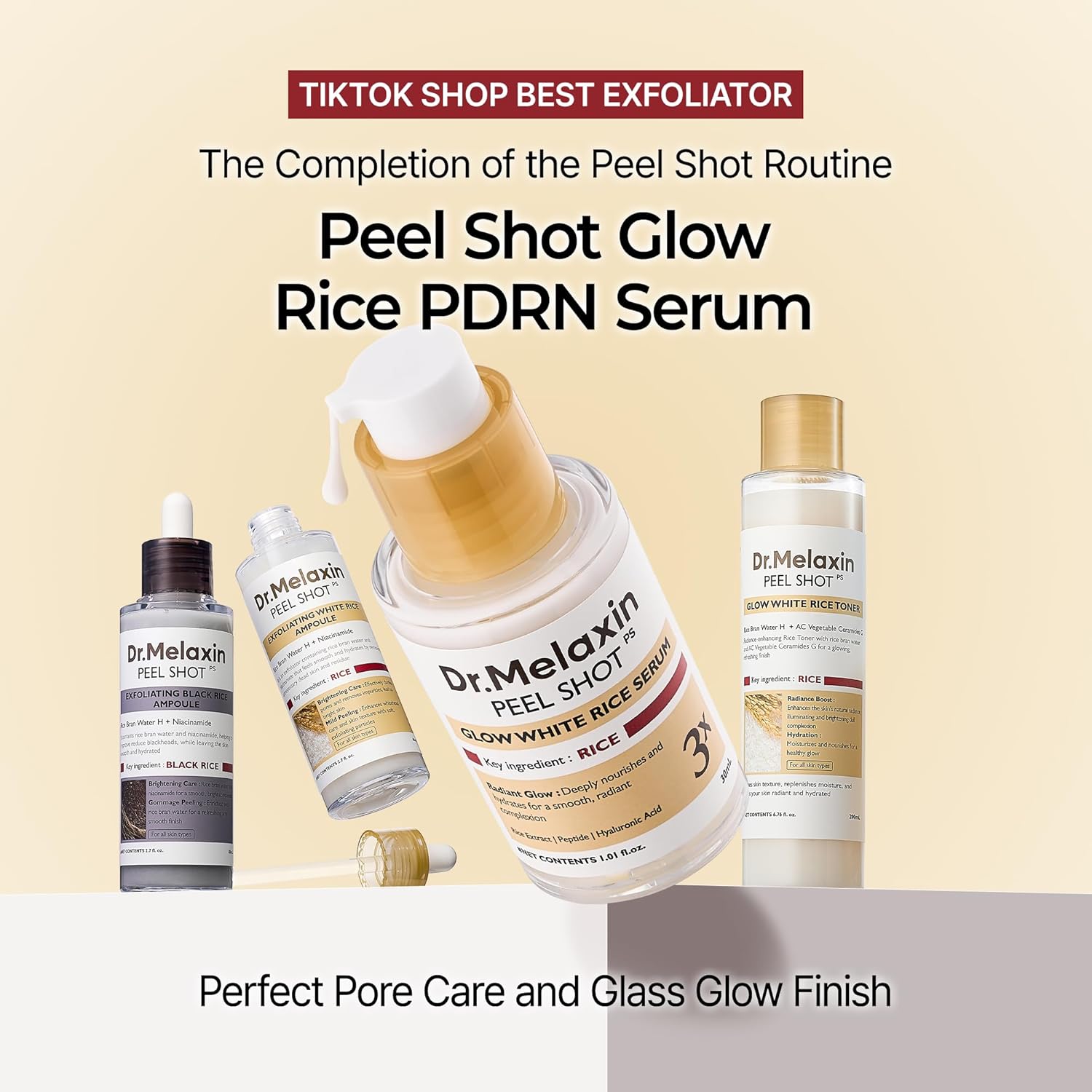 [Dr.Melaxin] Peel Shot Glow White Rice Serum 30ml