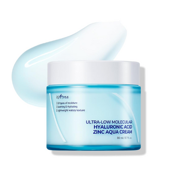 [Isntree] Ultra-Low Molecular Hyaluronic Acid Zinc Aqua Cream 80ml
