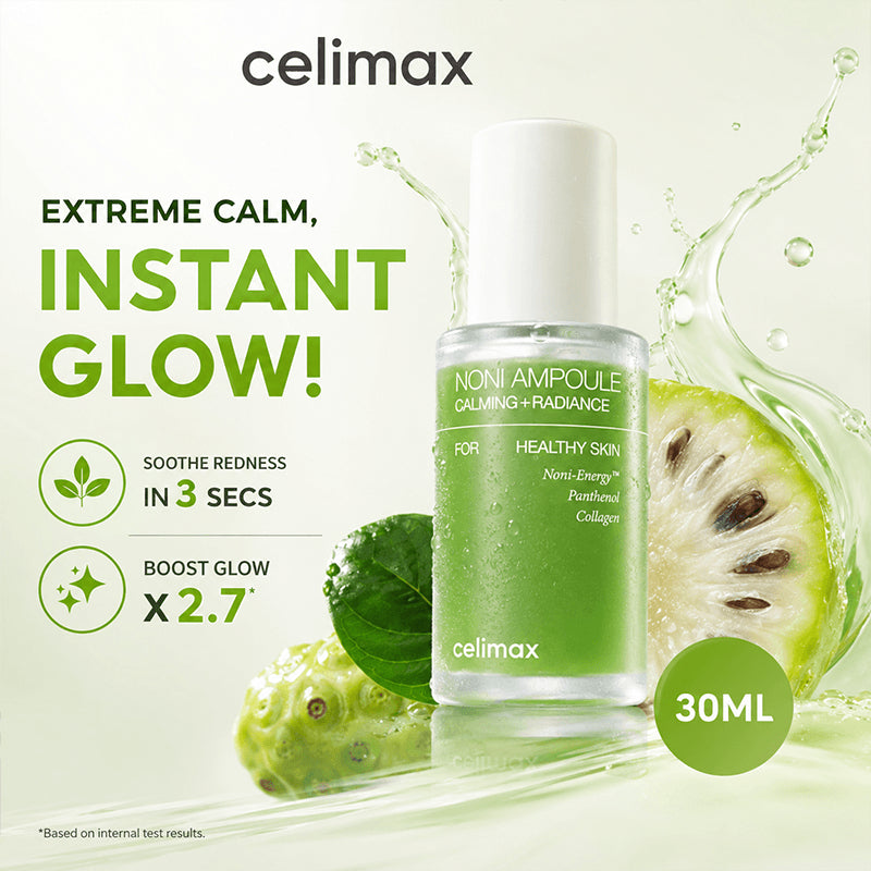 [celimax] Noni Pore & Glow Skincare Set (Noni Bubble Cleanser + Noni Energy Ampoule) *Special Price*