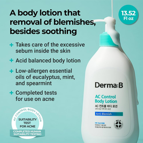 [DERMA:B] AC Control Body Lotion 400 ml