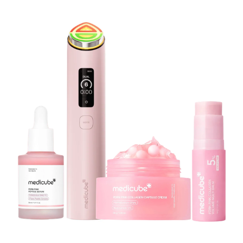 MOIDA SET [Medicube] PDRN Pink Total Care Set for Radiant & Firm Skin (AGE-R Booster Pro X2 + PDRN Pink Serum + Capsule Cream + Multi Balm)  *Special Price*