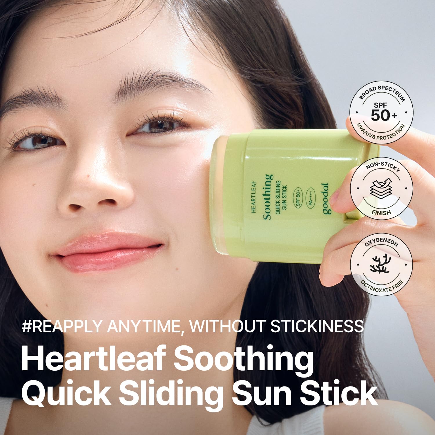 [Goodal] Heartleaf Soothing Quick Sliding Sunscreen Stick 50ml