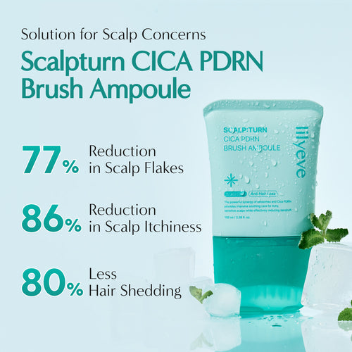 [Lilyeve] Scalp:Turn Cica PDRN Brush Ampoule 30ml