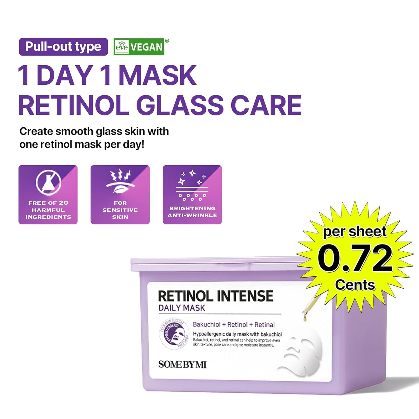 [SOMEBYMI] Retinol Intense Daily Mask (30ea)