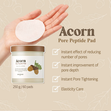 [Skinfood] Acorn Pore Peptide Pad (60ea)