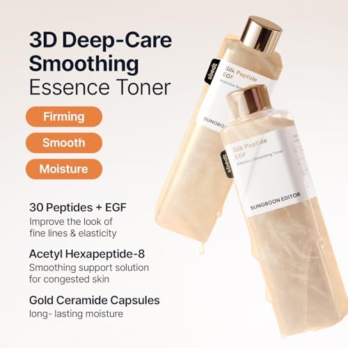 [SUNGBOON EDITOR] Silk Peptide EGF Intensive Smoothing Toner 300ml