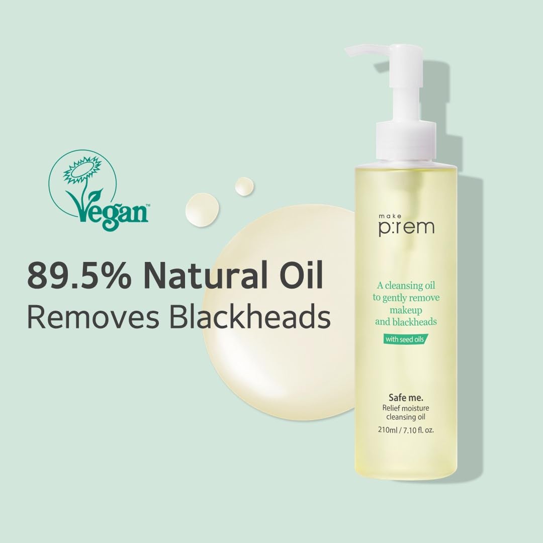 [make p:rem] *renewal* Safe Me Relief Moisture Cleansing Oil 210ml