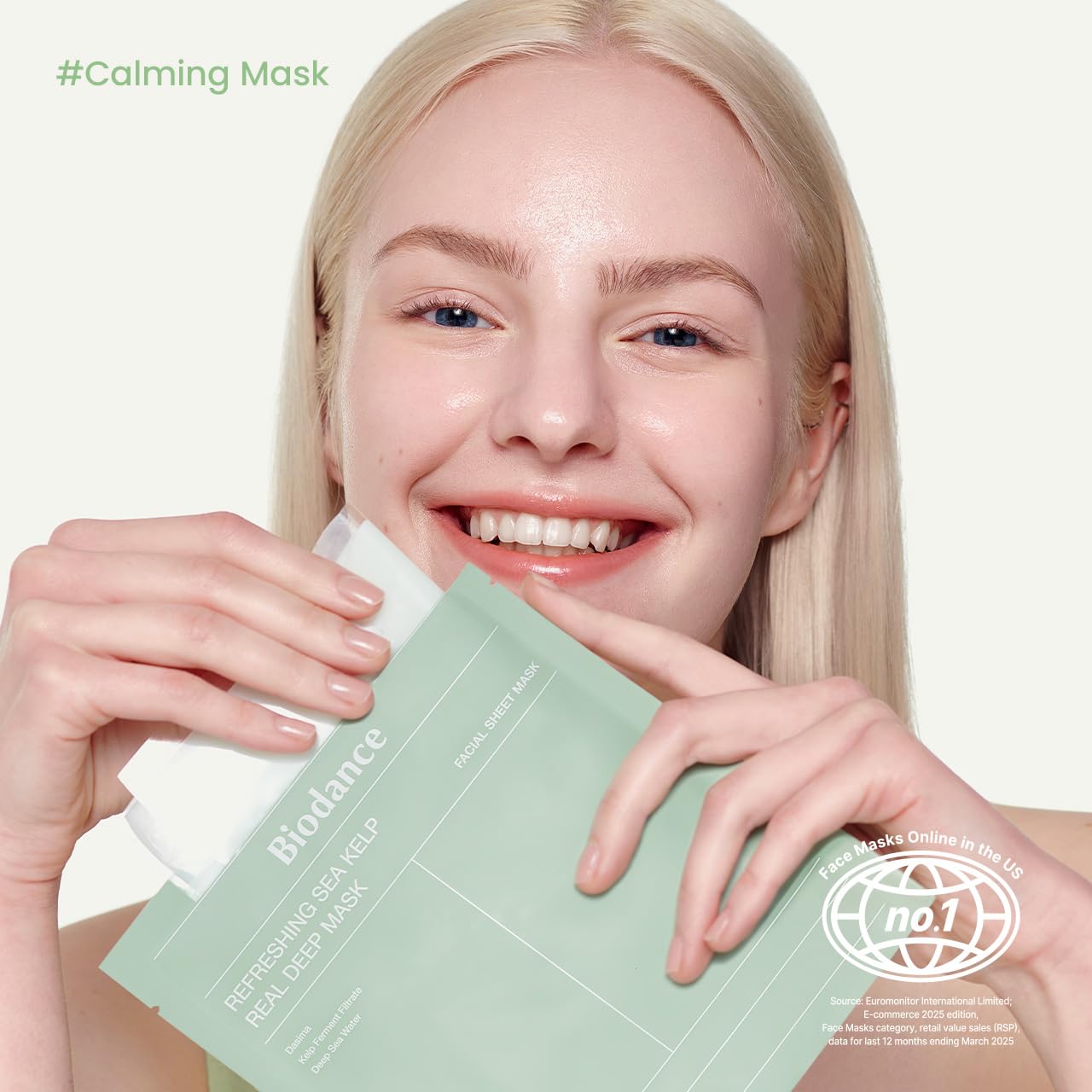[Biodance] Refreshing Sea Kelp Real Deep Mask (1ea/4ea)