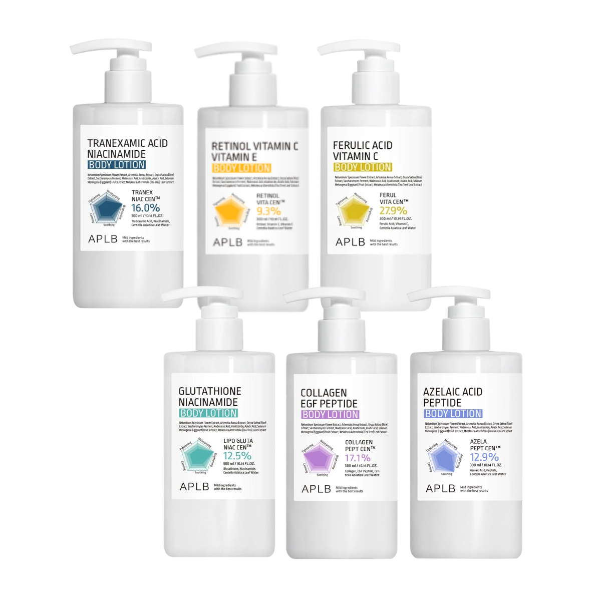 [APLB] Body Lotion 300ml (6 types)