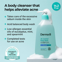 [DERMA:B] AC Control Body Wash 420 ml