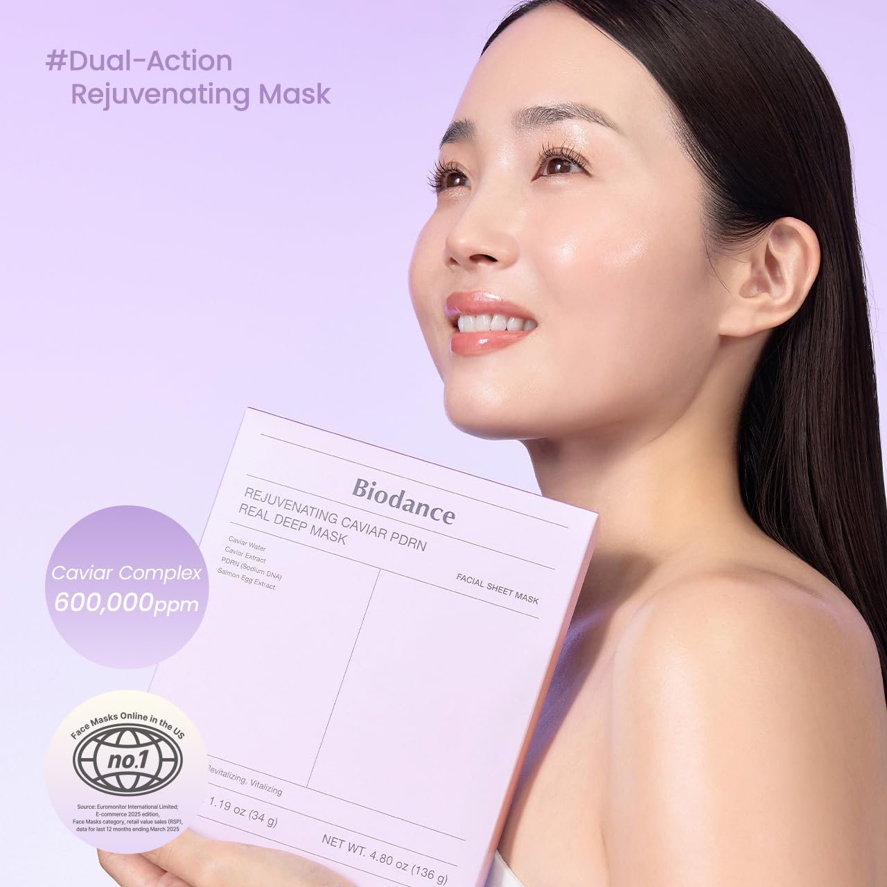 [Biodance] Rejuvenating Caviar PDRN Real Deep Mask (4ea)