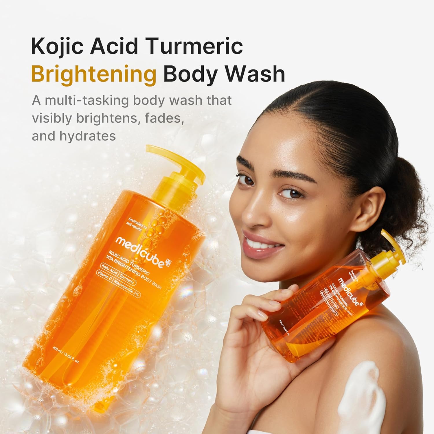 [MEDICUBE] Kojic Acid Turmeric Brightening Body Wash 400ml