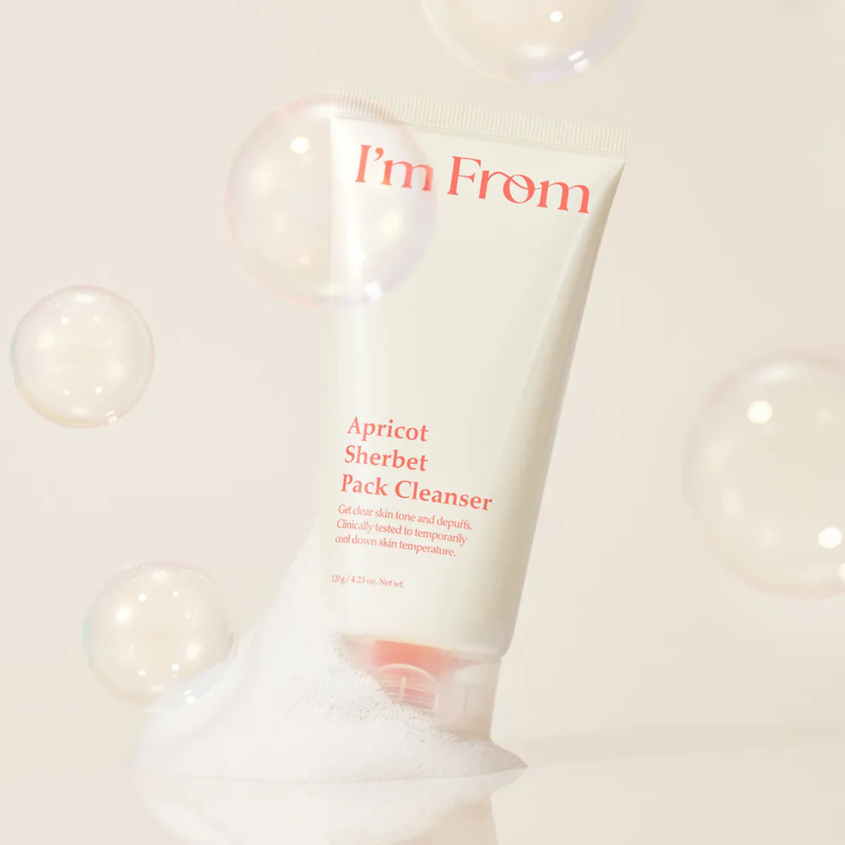 [I'm From] *renewal* Apricot Sherbet Pack Cleanser 120g