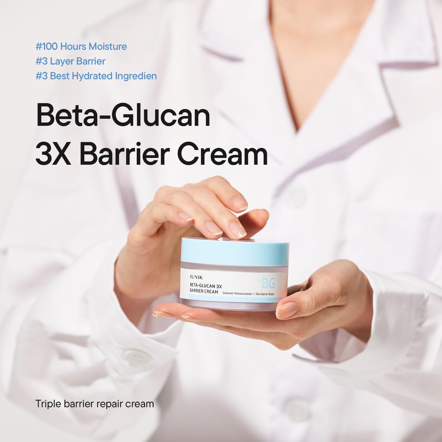 [iUNIK] Beta Glucan 3X Barrier Cream 50ml