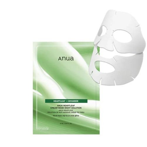 [Anua] *renew* Heartleaf Cream Sheet Mask Night Solution (1ea)