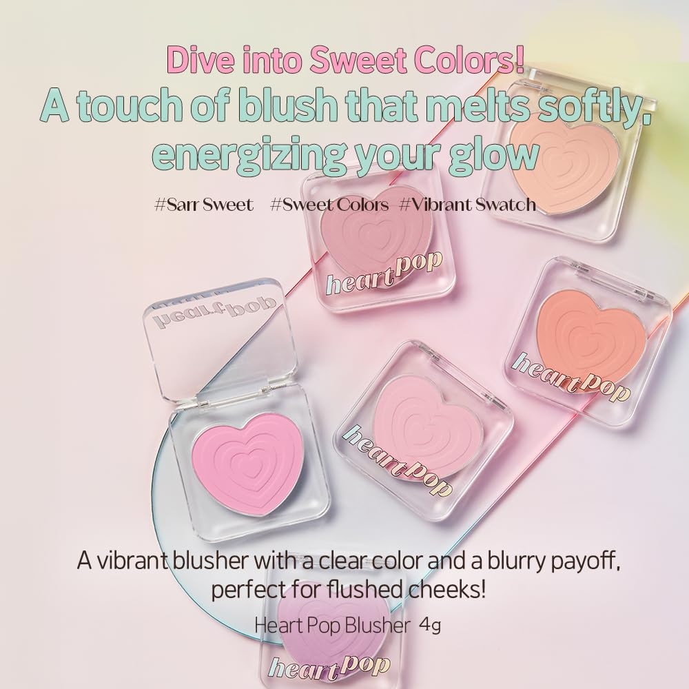 [Etude] Heart Pop Blusher (3 colors)
