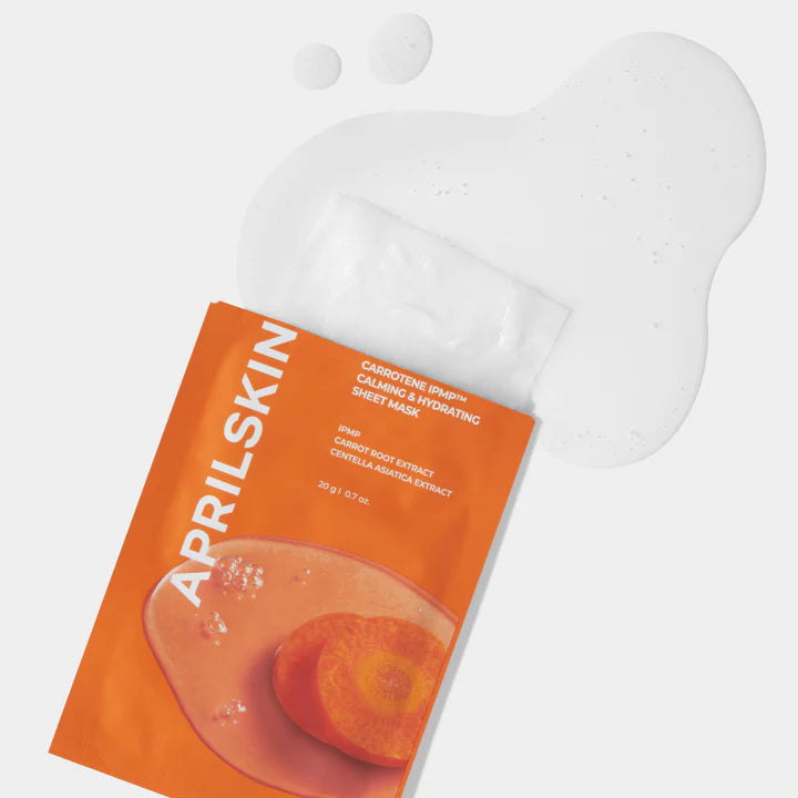 [APRILSKIN] Carrotene IPMP Calming & Hydrating Sheet Mask (1ea)