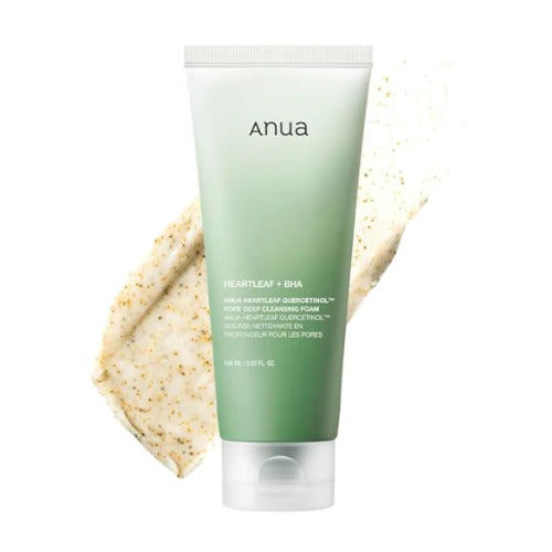 [Anua] Heartleaf Quercetinol Pore Deep Cleansing Foam & Mild Oil Set