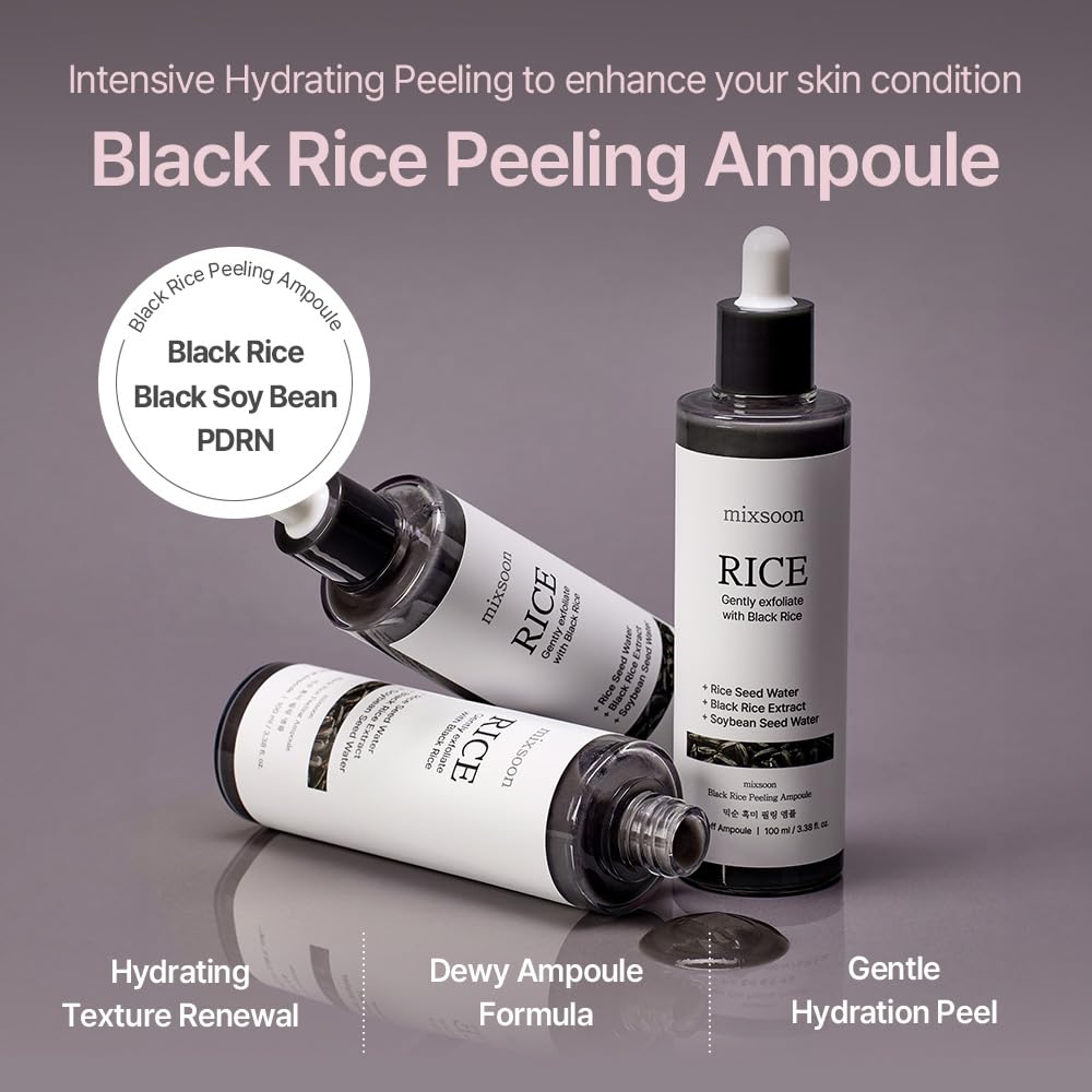[MIXSOON] Black Rice Peeling Ampoule 100ml