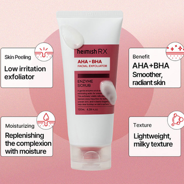 [Heimish] RX AHA BHA Enzyme Scrub 130ml