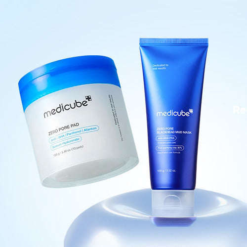 SET [Medicube] Pore Care Set / Pore Pad +  Mud Mask + Free Gift (Mask)