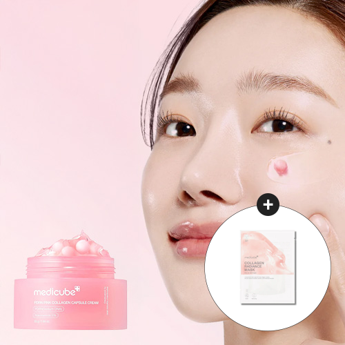 [Medicube] PDRN Pink Collagen Capsule Cream 55g + Free Gift