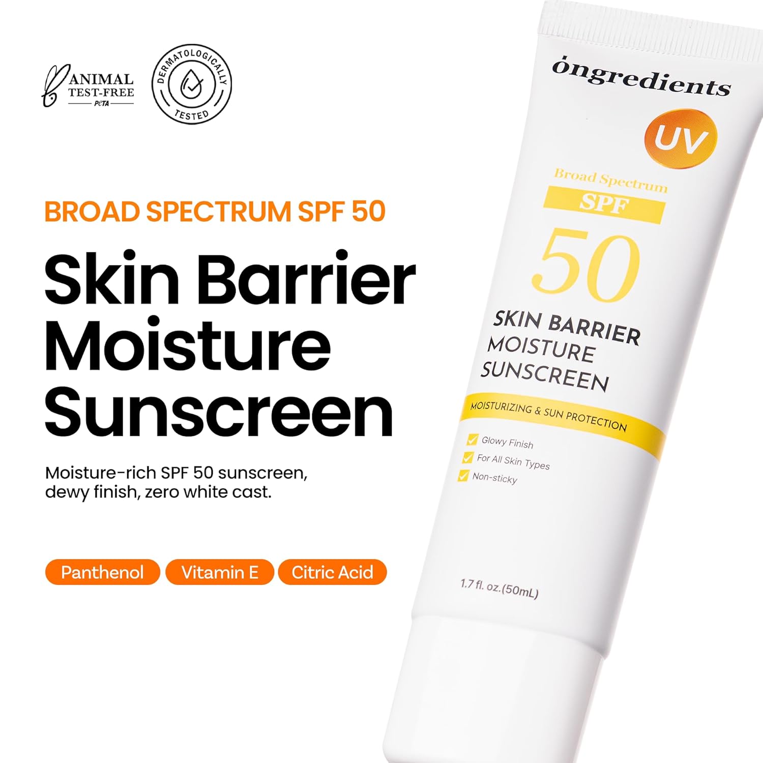 [Ongredients] Skin Barrier Moisture Sun Cream 50ml