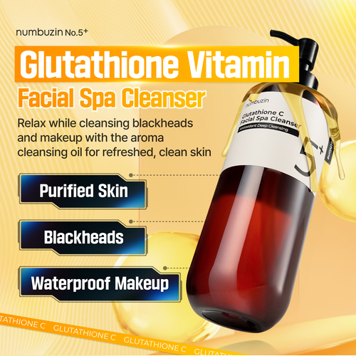 numbuzin no 5 glutathione vitamin facial spa cleanser numbuzin No.5+ Glutathione C Facial Spa Cleanser 200 ml