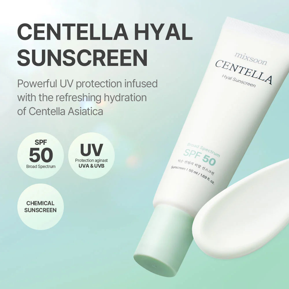 [MIXSOON] Centella Hyal Sunscreen SPF 50 50ml