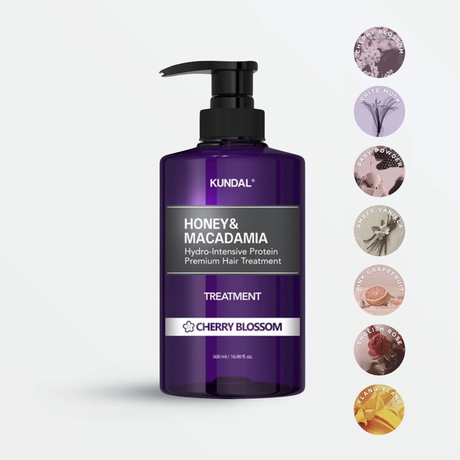 [KUNDAL] Honey & Macadamia Protein Treatment 500ml (7 types)