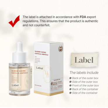 [HEVEBLUE] Salmon Caring Centella Ampoule 30ml