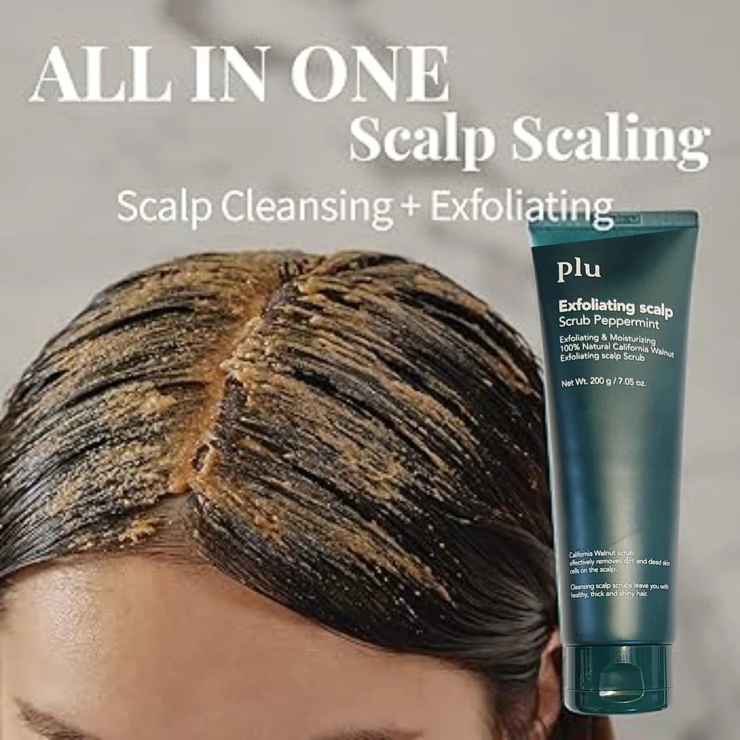 [plu] Exfoliating Scalp Scrub Peppermint 200g