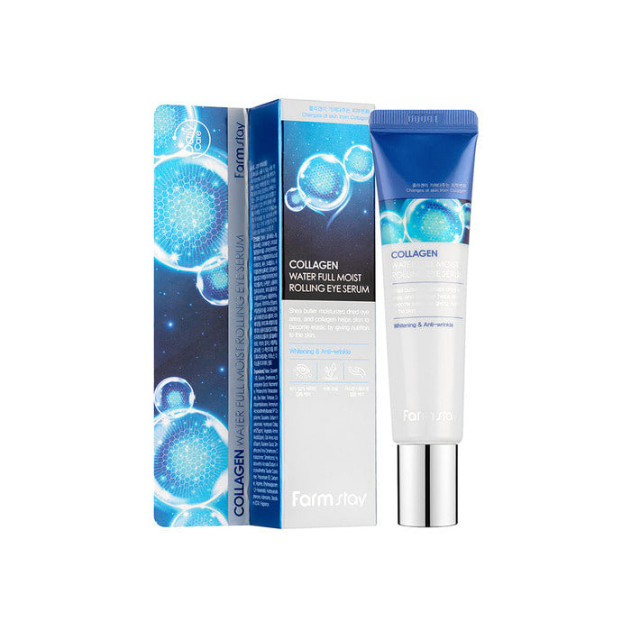 [Farmstay] Collagen Water Full Moist Rolling Eye Serum 25ml