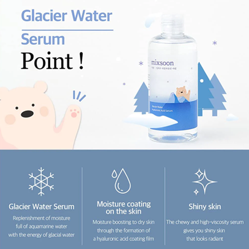 *TIME DEAL* [MIXSOON] Glacier Water Hyaluronic Acid Serum 300ml