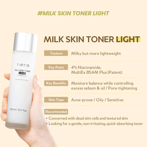 *CLEARANCE* [TIRTIR] Milk Skin Toner Light 150ml